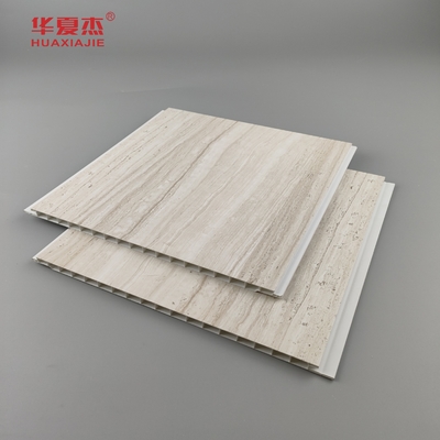 Diseño chino Estampado en caliente Panel de pared de PVC y panel de techo Granos de madera de alto brillo