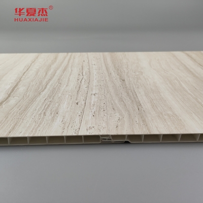 Diseño chino Estampado en caliente Panel de pared de PVC y panel de techo Granos de madera de alto brillo