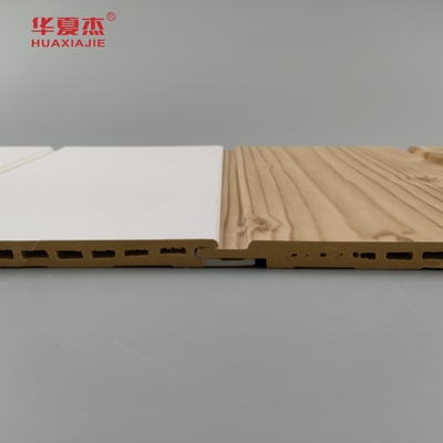 Panel de pared de Wpc laminado paneles de Wpc duraderos de diseño moderno tableros de Wpc fácil de instalar