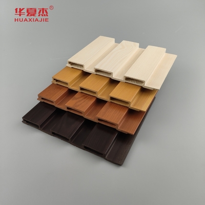 Panel de pared de Wpc de colores de fluido Panel de impresión a prueba de agua Paneles de Wpc para decoración residencial