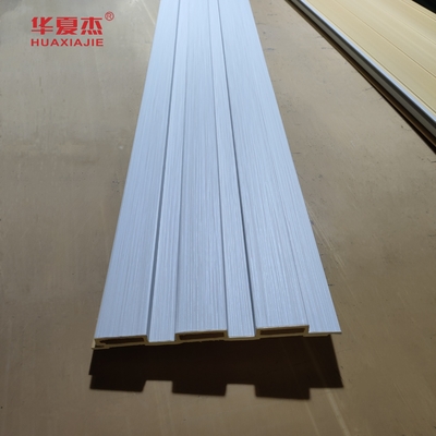 Diseño moderno de simplicidad Panel de pared laminado Wpc para decoración exterior e interior