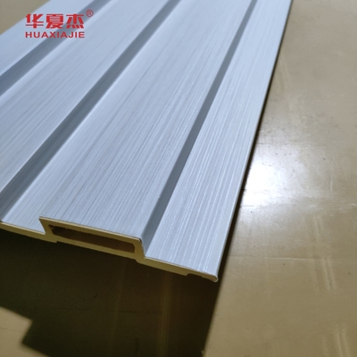 Diseño moderno de simplicidad Panel de pared laminado Wpc para decoración exterior e interior