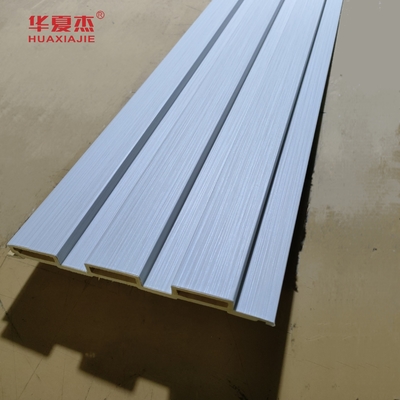 Diseño moderno de simplicidad Panel de pared laminado Wpc para decoración exterior e interior