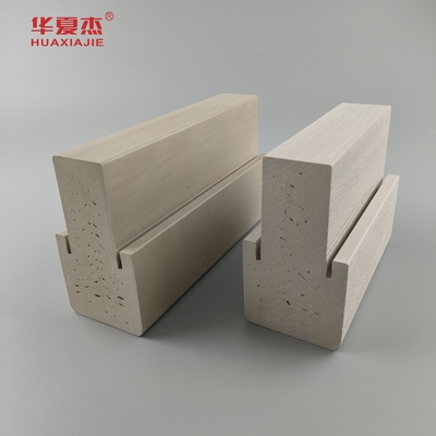 Fácil de limpiar Wpc 4.9/16 Mullpost Grano liso o de madera Marco de puerta Wpc para la decoración de puertas