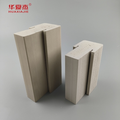 Fácil de limpiar Wpc 4.9/16 Mullpost Grano liso o de madera Marco de puerta Wpc para la decoración de puertas