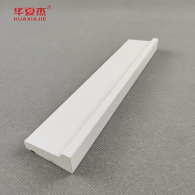 1" x 4" perfil del ajuste del PVC de la prenda impermeable del tablón del ajuste para el interior, ningún combeo