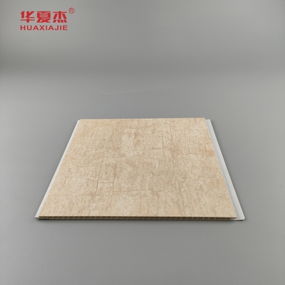 Precio de fábrica de estampado en caliente panel de pared de pvc panel de techo de pvc wpc patrón de bambú para decoración interior