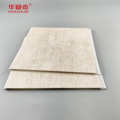 Precio de fábrica de estampado en caliente panel de pared de pvc panel de techo de pvc wpc patrón de bambú para decoración interior