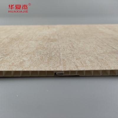 Precio de fábrica de estampado en caliente panel de pared de pvc panel de techo de pvc wpc patrón de bambú para decoración interior