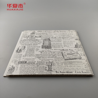 Panel laminado de PVC clásico duradero estilo antiguo panel de techo de PVC decoración de paredes interiores