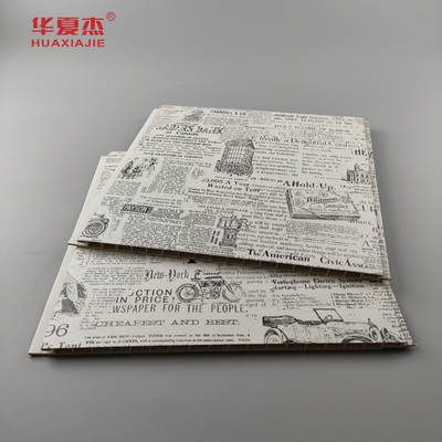 Panel laminado de PVC clásico duradero estilo antiguo panel de techo de PVC decoración de paredes interiores