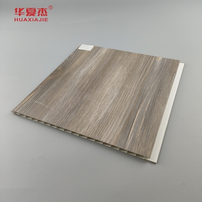 Venta directa de fábrica Panel de pared de PVC de madera laminada Granos de madera de PVC de decoración Panel de techo residencial / de oficina