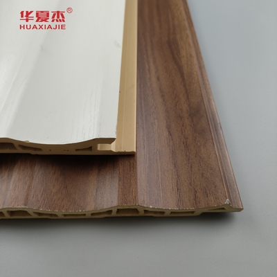 Panel de pared de PVC laminado Panel de PVC flotado Panel de PVC de madera blanca Panel de PVC de grano Decoración para el hogar y la oficina