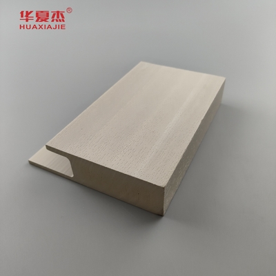 Cuadro de puertas de alta calidad de Wpc con carcasa plana de J canal de madera de grano de Wpc