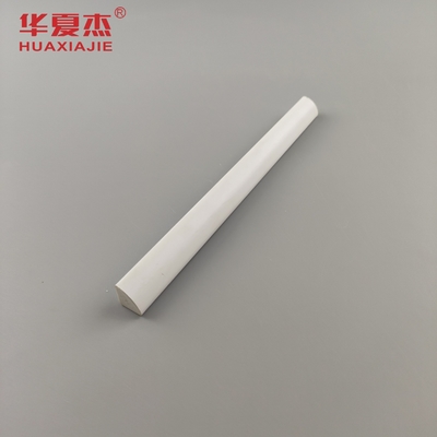 Venta caliente de moldeado de PVC 1/2 '' Cuarto redondo de vinilo blanco 12' perfil impermeable de interior de PVC