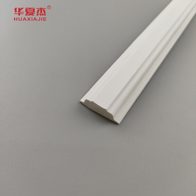 Moderno diseño de separación de acabado de vinilo blanco 12' molde de PVC 22x6mm de espuma de PVC acabado y perfil