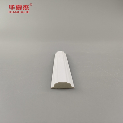 Moderno diseño de separación de acabado de vinilo blanco 12' molde de PVC 22x6mm de espuma de PVC acabado y perfil