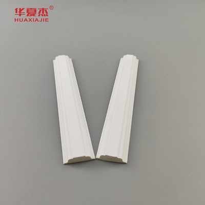 Moderno diseño de separación de acabado de vinilo blanco 12' molde de PVC 22x6mm de espuma de PVC acabado y perfil