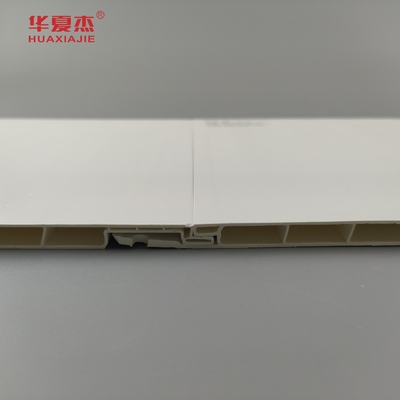 Moderno diseño panel de techo de PVC de 12' panel de pared de color blanco hoja de PVC decoración de edificios interiores