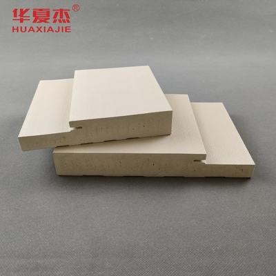 Cuadro de la puerta WPC impermeable de grano de madera