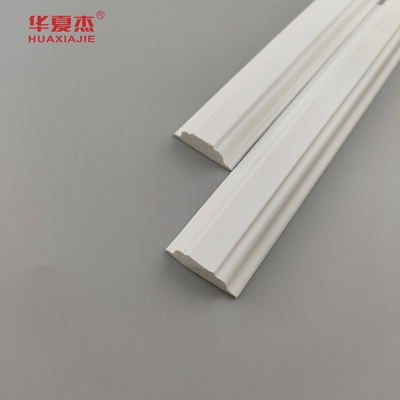 Moderno diseño de separación de acabado de vinilo blanco 12' molde de PVC 22x6mm de espuma de PVC acabado y perfil