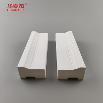Precio de coste wpc Brickmold 2'' granos de madera pvc marco de puerta moldeo impermeable decoración para el hogar/oficina