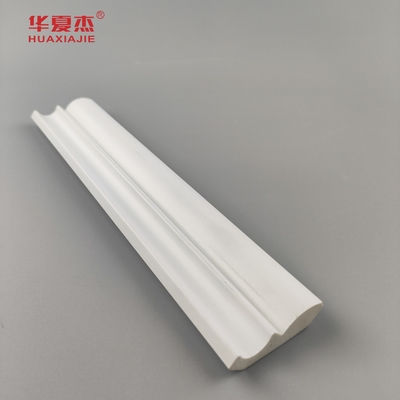 Alta calidad 25/64 x1-39/64 moldura de pvc de corona perfil de pvc impermeable blanco decoración de edificios interiores
