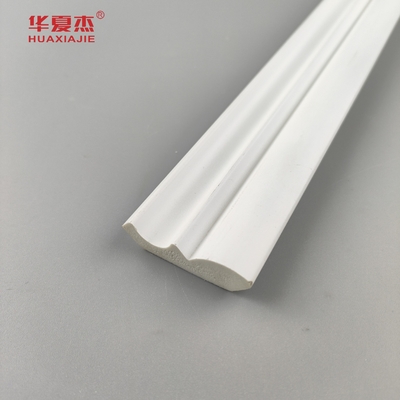 Alta calidad 25/64 x1-39/64 moldura de pvc de corona perfil de pvc impermeable blanco decoración de edificios interiores