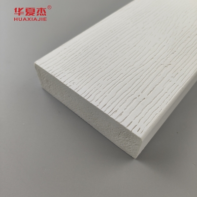 Gratuito plancha de acabado de vinilo blanco 5/4inx4inx12ft moldeado de espuma de pvc ecológico perfil de pvc para decoración residencial