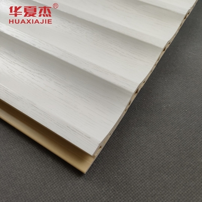 Panel de pared wpc de alto brillo laminado laminado wpc de diseño blanco decoración interior