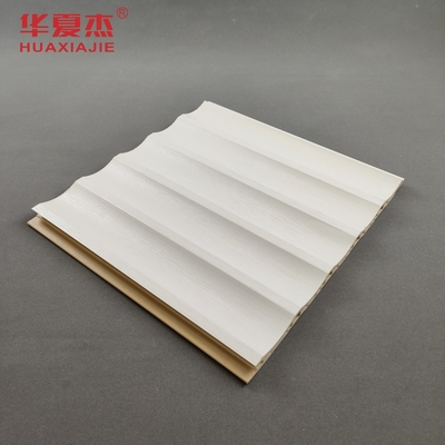 Panel de pared wpc de alto brillo laminado laminado wpc de diseño blanco decoración interior