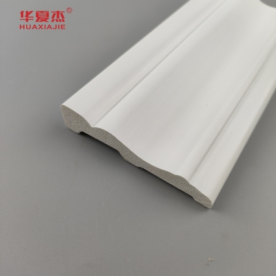 Nuevo producto 19/32 x 2-23/32 carcasa colonial pvc de borde de color blanco placa base para la decoración de edificios