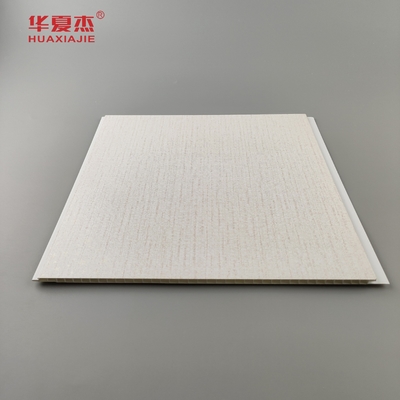 Ventas de fábrica paneles de pared de interior de PVC estampado en caliente granos de madera techo de PVC material de construcción a prueba de humedad