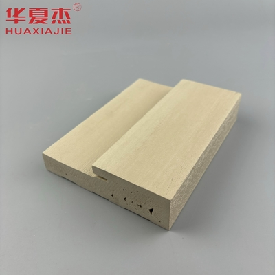 Venta al por mayor wpc 4-9/16' pierna de puerta wpc marco de puerta wpc modelo de grano de madera wpc moldeado para la decoración de edificios