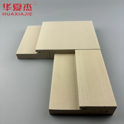 Venta al por mayor wpc 4-9/16' pierna de puerta wpc marco de puerta wpc modelo de grano de madera wpc moldeado para la decoración de edificios