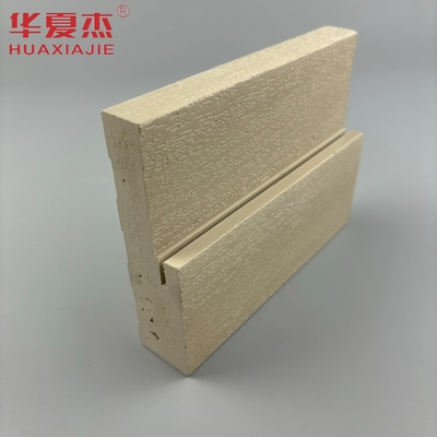 Venta al por mayor wpc 4-9/16' pierna de puerta wpc marco de puerta wpc modelo de grano de madera wpc moldeado para la decoración de edificios