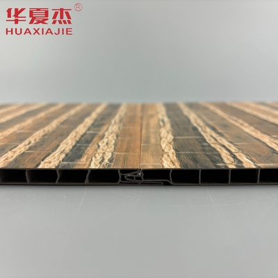 Diseño clásico de alta calidad Superficie laminada de pared ecológica Paneles de PVC Decoración para el hogar y la oficina