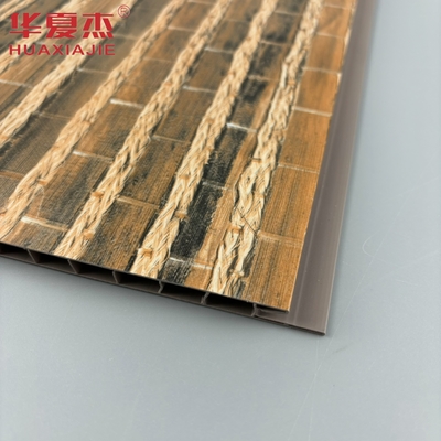 Diseño clásico de alta calidad Superficie laminada de pared ecológica Paneles de PVC Decoración para el hogar y la oficina