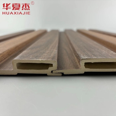 Grano de madera laminado de alta calidad panel de pared de pared de exterior de paneles de pared de pared de PVC para decoración residencial