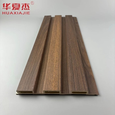 Grano de madera laminado de alta calidad panel de pared de pared de exterior de paneles de pared de pared de PVC para decoración residencial
