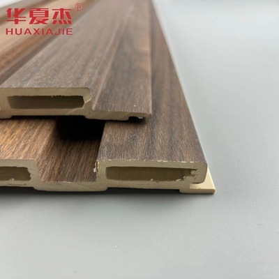 Grano de madera laminado de alta calidad panel de pared de pared de exterior de paneles de pared de pared de PVC para decoración residencial