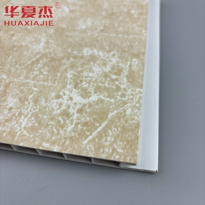 Mejor venta de mármol amarillo Pvc panel de pared impermeable Pvc hoja de mármol instalar fácilmente decoración