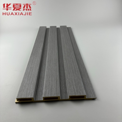 Nuevo producto explosión wpc panel de pared acanalado resistente a la humedad pvc decoración panel de pared material de construcción