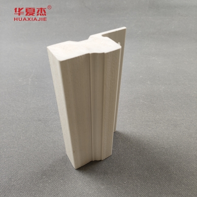 Cuadro de puertas de Wpc para interiores Blanco o de madera Granos de superficie Wpc moldeado