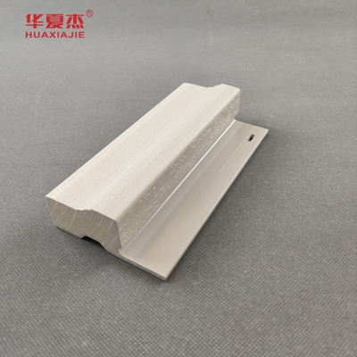 Cuadro de puertas de Wpc para interiores Blanco o de madera Granos de superficie Wpc moldeado