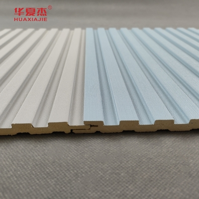 Panel de pared WPC impermeable de color mármol para decoración interior y exterior