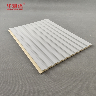 Panel de pared WPC impermeable de color mármol para decoración interior y exterior