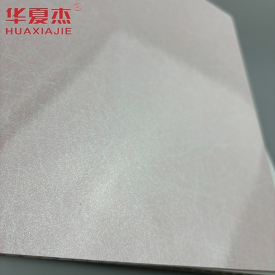 Estampado en caliente Tienda rosa Panel de pared de PVC de superficie alta brillo Panel de techo de PVC decoración interior Hotel