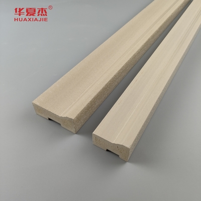Moderno grano de madera WPC marco de puerta impermeable Wpc puerta Jamb Wpc molde de ladrillo