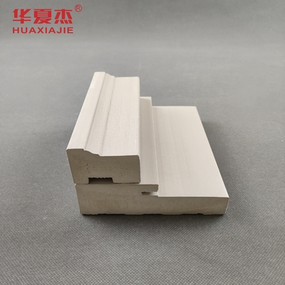 Grano de madera Wpc Molde de ladrillo Wpc Cuadro de puerta Wpc Moldeado de espuma Wpc Decoración interior